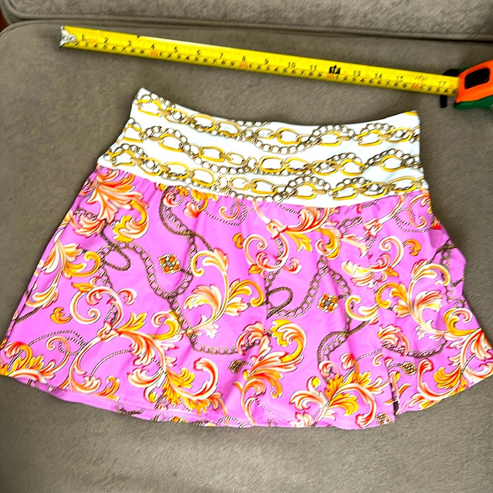 Boston Proper By Carmen Marc Valvo skirted bottom swim medium